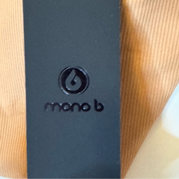 Mono B Tan Fitted Crop Tank Top - Picture 2 of 4